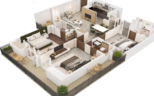 Corner Unit (3D)